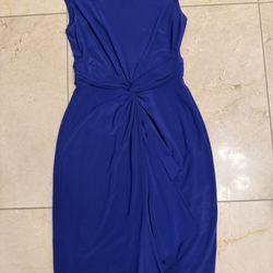 Ralph Lauren Women's Lined Sheath Dress Purple, Sleeveless, Size 10