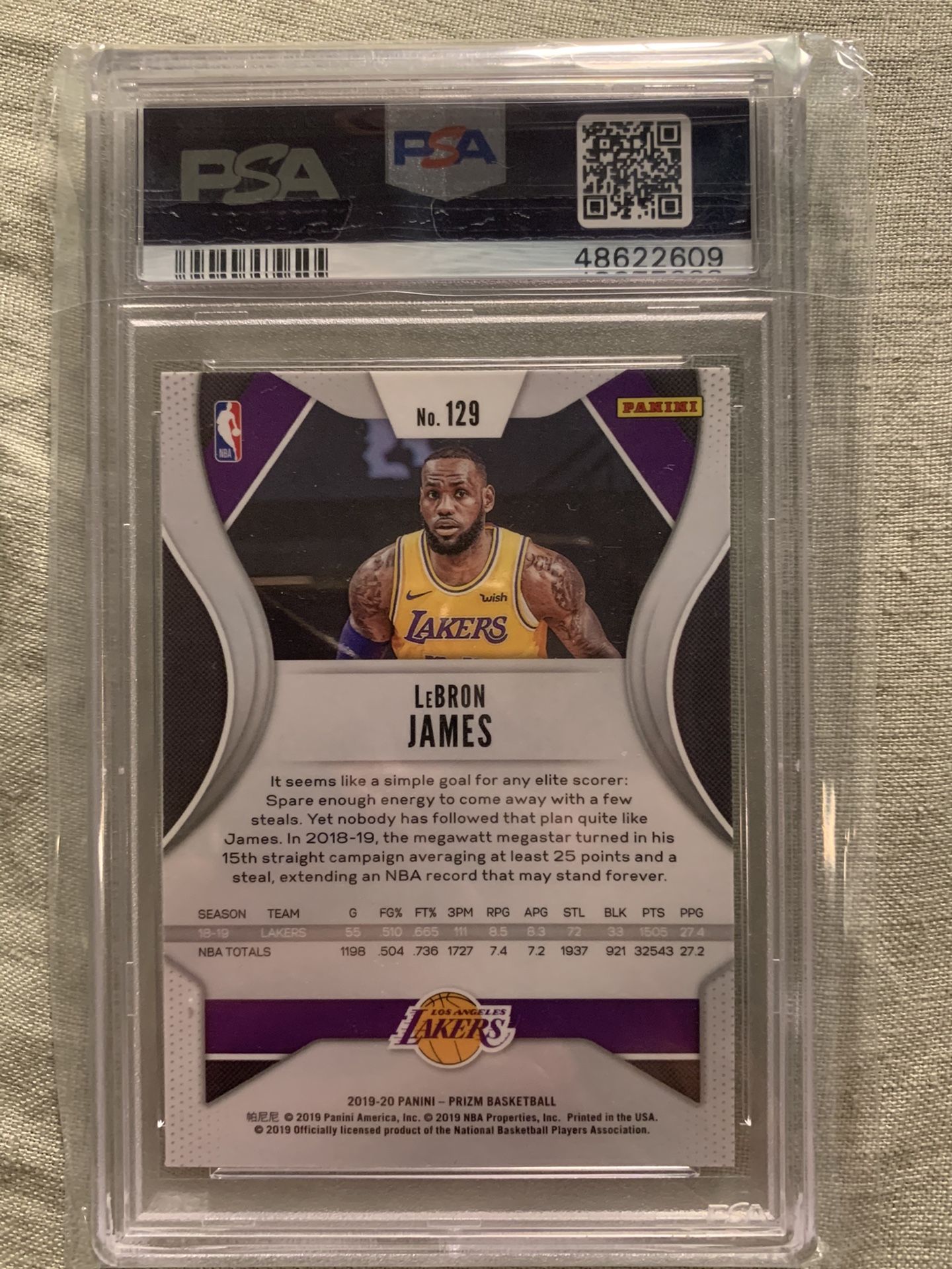 Lebron James Prizm PSA 10 ! GEM MINT! # 129