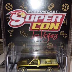 2026 Vegas SuperCon M2 Machines Gold 1988 Chevy C1500 Event Truck