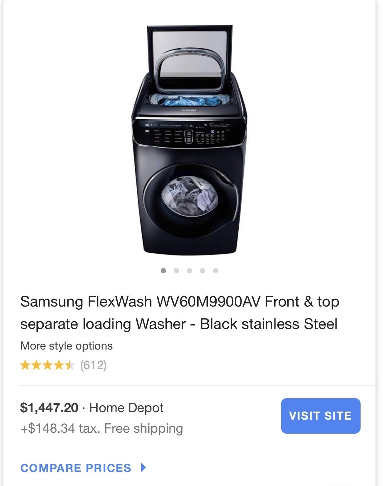 Samsung Flex washer and dryer set