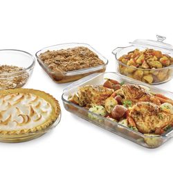 Libbey Baker's Basics 5-Piece Glass Baking Dish Set w/ Cover