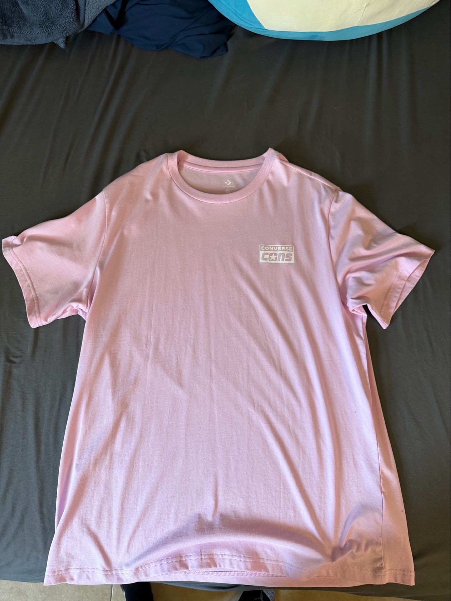 Converse pink tee shirt XL men