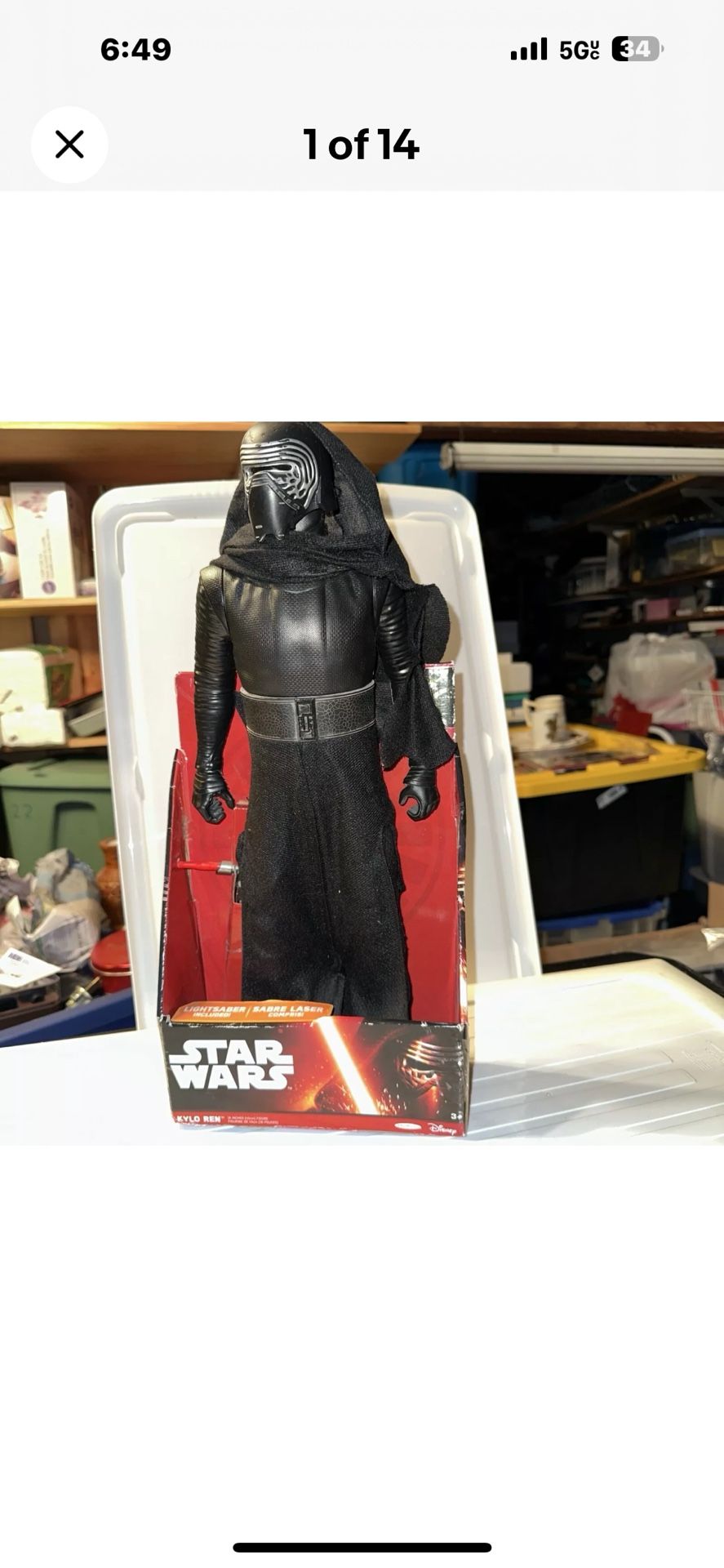 Disney’s Star Wars 18” Kylo Ren Action Figure 