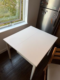 Ikea Foldable Dining table and two chairs