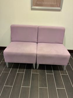 Suede chair set or loveseat