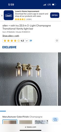 Vanity Light Fixture 