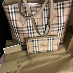 BURBERRY BAG AND WALLET 