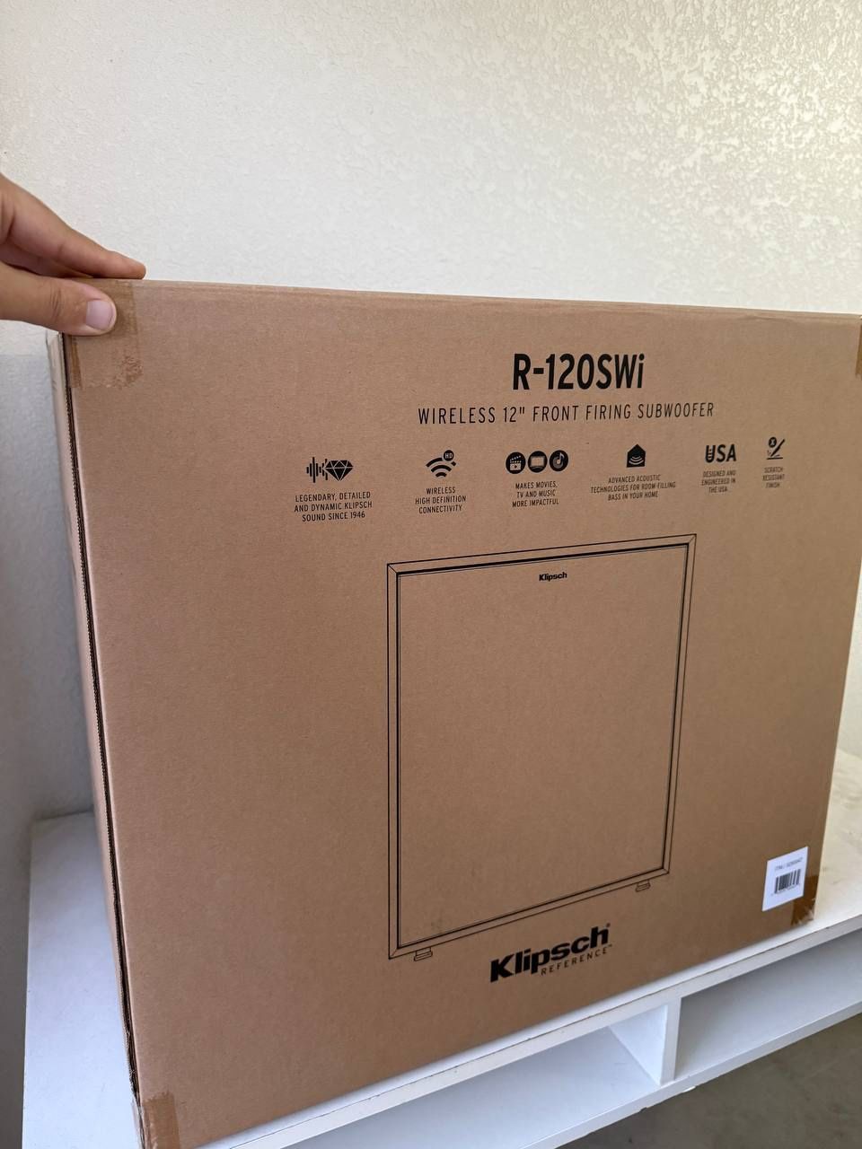 Klipsch R-120SWi 12” Wireless/Wired Subwoofer Speaker(New)