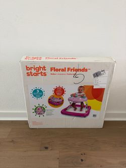 Bright Starts Pink Baby Walker