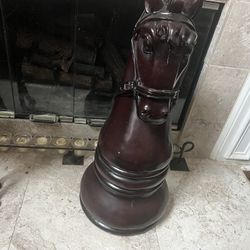 Large Oversized Horse Chess Piece 