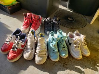 Used Boys Nikes and Jordan's 10 dollars each sizes 4.5 to 5.5