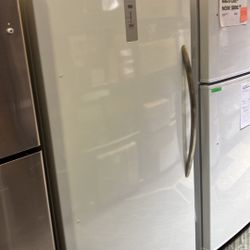 🔥Big Save🔥 33 in. 20 cu. ft. Freezerless Refrigerator in White with Temperature Alarm and Auto-Clo