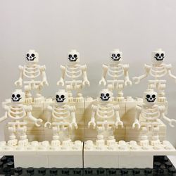 Skeletons With Swords x8 Minifigures | New Custom Compatible Lego Toys