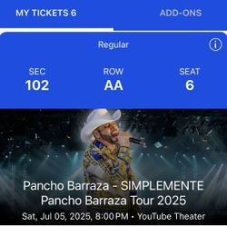 Pancho Barraza - SIMPLEMENTE Pancho Barraza Tour 2025