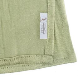 Womens Olive Green Premium Jersey Hijab