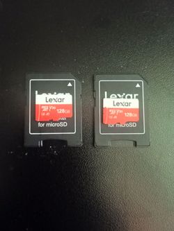Lexar 128GB MicroSD Card Adapters – Set of 2