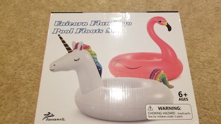Inflatable Unicorn Flamingo Pool Floats

