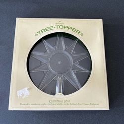 vintage Hallmark Christmas Star Tree Topper from 1978.