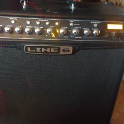 Line 6 Spider IV guitar amplifier and FBV Shortboard effects controller 