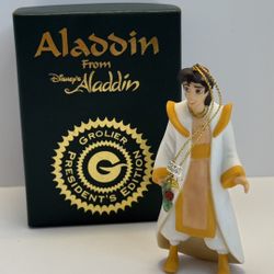 1997 Disney Aladdin Grolier President’s Edition Porcelain Ornament w/ Box