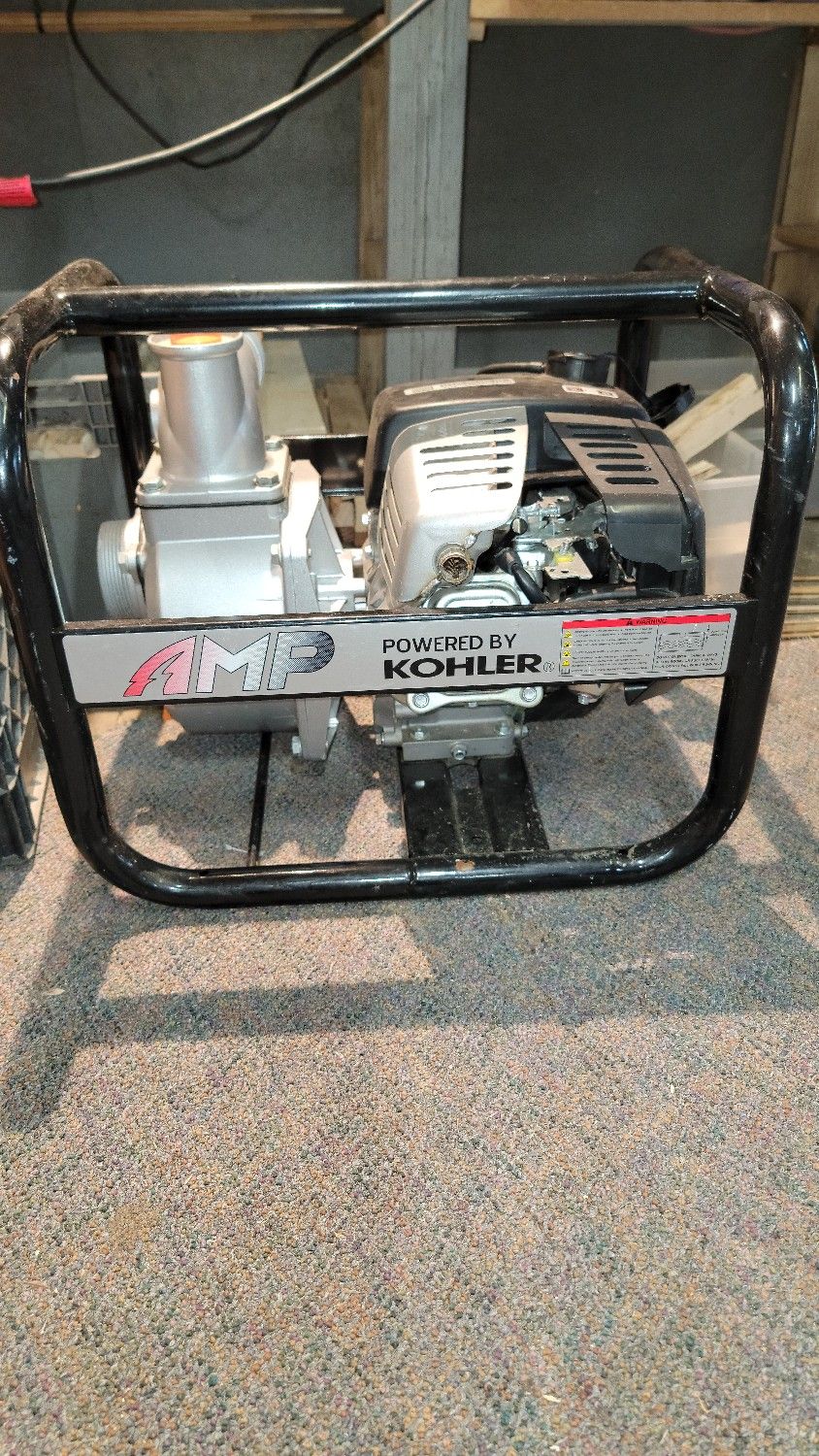3"semi-trash Kohler Amped 6.5hp