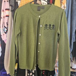 Green Cardigan