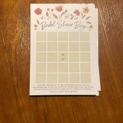 Bridal Shower Games