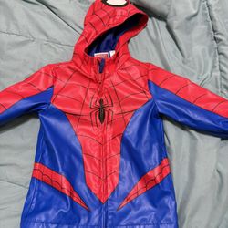 Toddler Boys Spider-Man Rain Jacket 2t