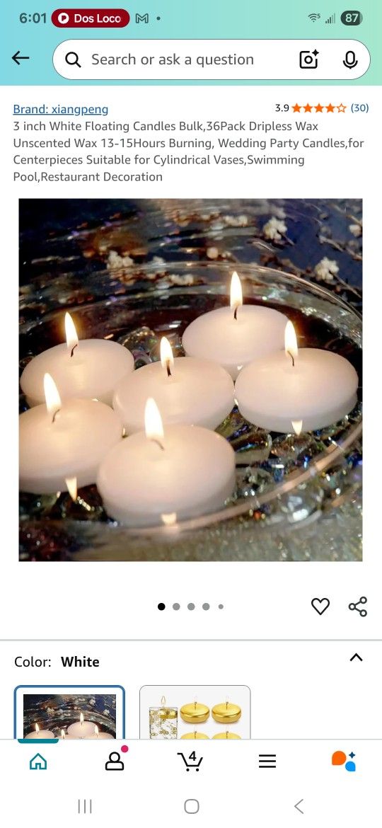 3in Floating Candles