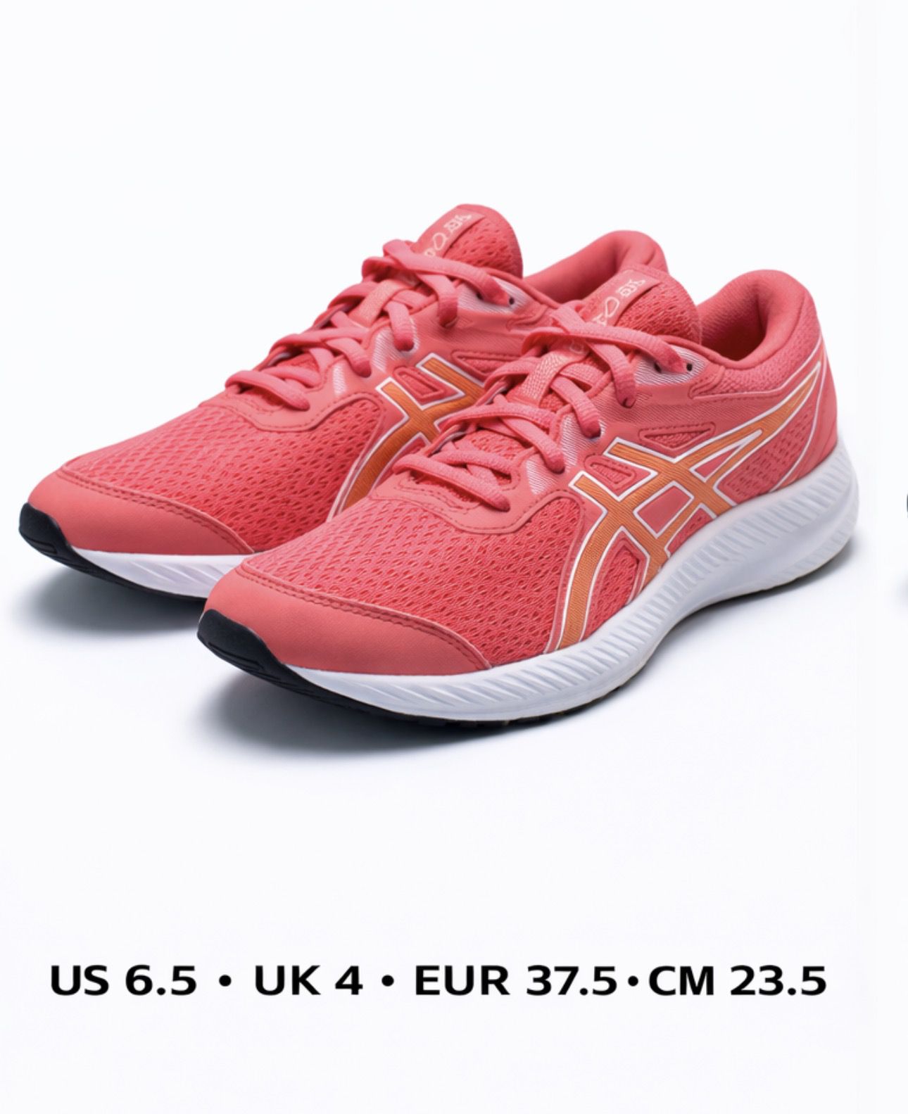 ASICS Coral Pink Running Shoes Youth Size 6.5 EUR 39.5 Athletic Sneakers