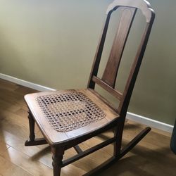 Antique Oak Rocking Chair