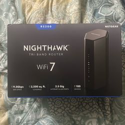 Netgear Nighthawk RS300 Tri-Band Router Wi-Fi7