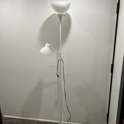 lamp with LED lightbulbs