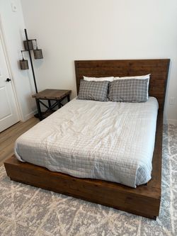 Pottery Barn Queen Bed frame