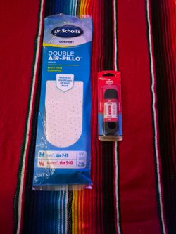 Dr. Scholl's Insoles and Kiwi Shoe Laces
