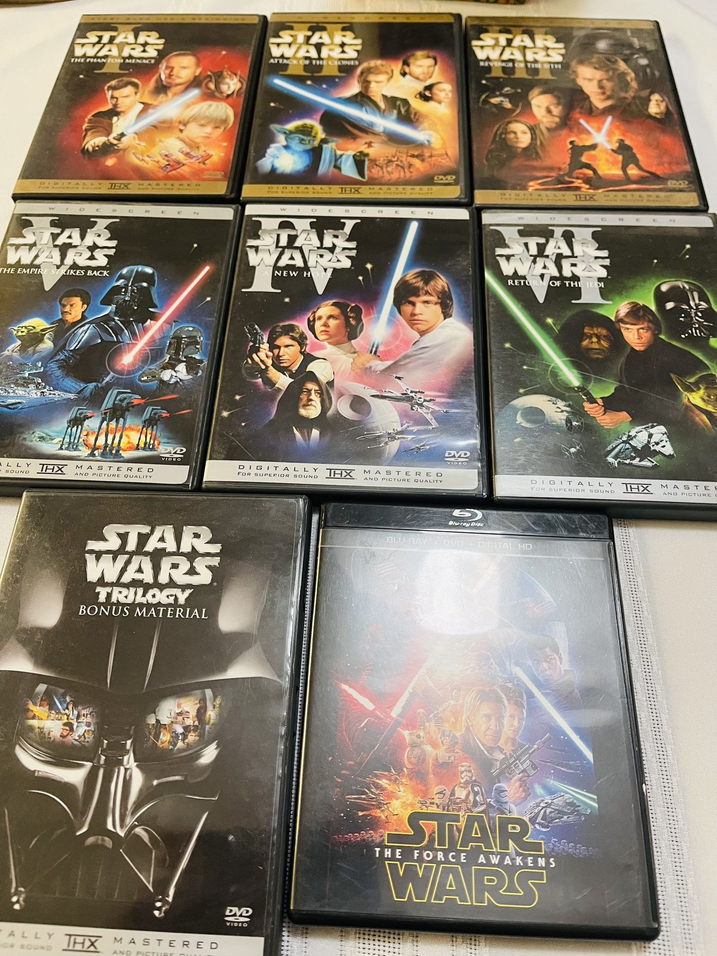 Star Wars 1-6 + Force awakens
