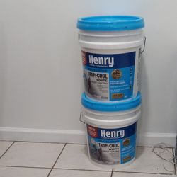 HENRY 887 Tropi-Cool  White 100%Silicone Roof Coating,,$250