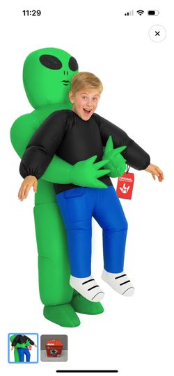 Alien Halloween Inflatable Costume For Kids 