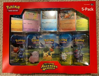Pokémon TCG Ascended Heroes 5 Mini Tin Set (Sealed)