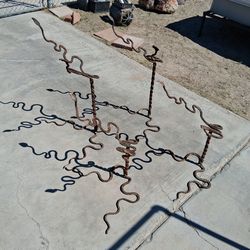 Ornamental Iron Outdoor Patio Decorations