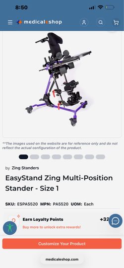 EasyStand Zing Multi-Position Stander - Size 1
