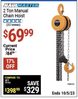 2 ton chain hoist