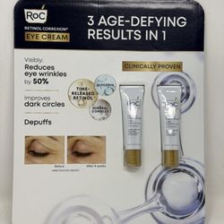 2 Pack of RoC Retinol Correxion Line Smoothing, Wrinkle Reducing Eye Cream