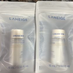 NEW LANEIGE CREAM SKIN CERAPEPTIDE TONER & MOISTURIZER $6 For Both!