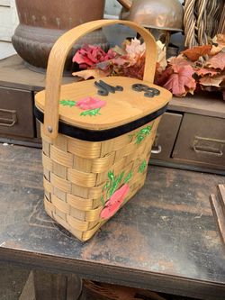 Vintage ladies basket weave purse (Vermont)