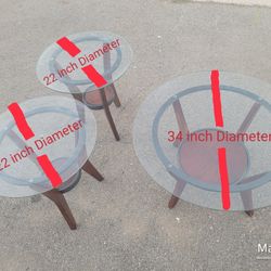Brown Coffee Table Set (3 PC)