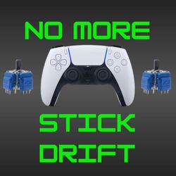 NO MORE DRIFT - PS5 DualSense White Controller With TMR (REFURBISHED)