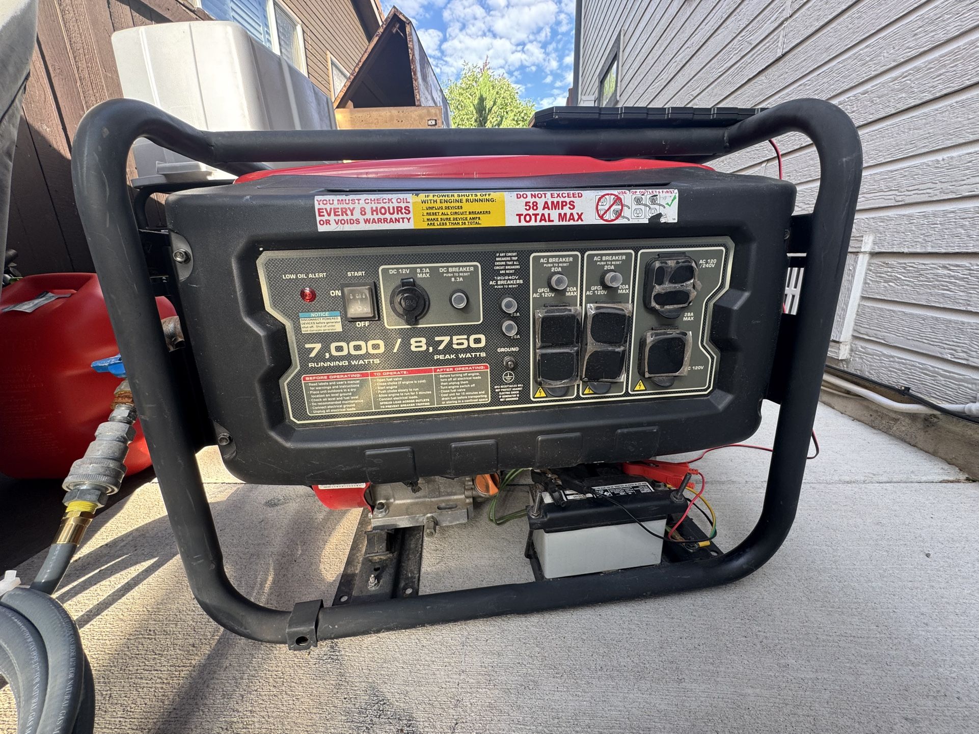 Generator Tri Fuel 8750 Watt 