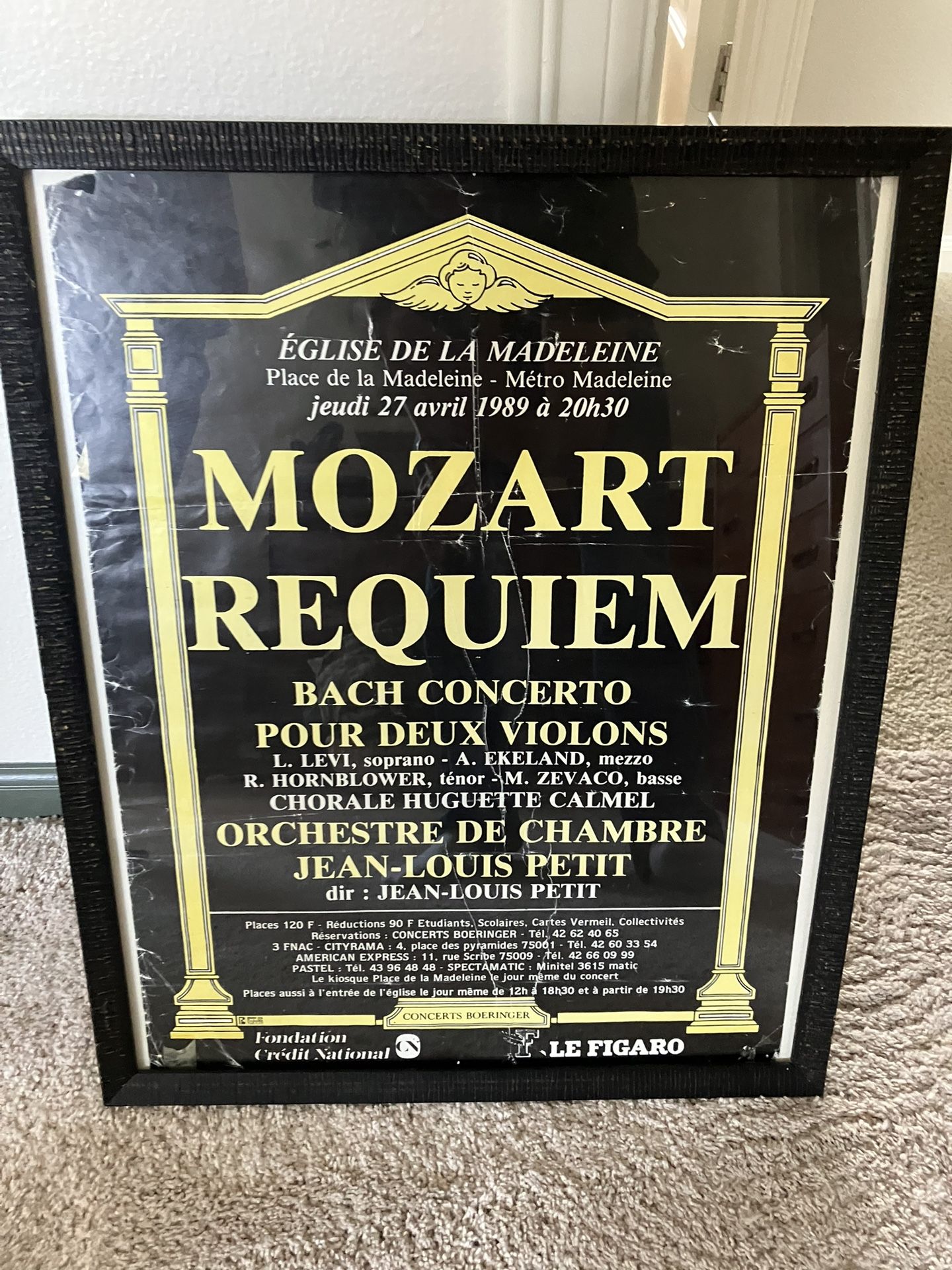 Framed Mozart Print