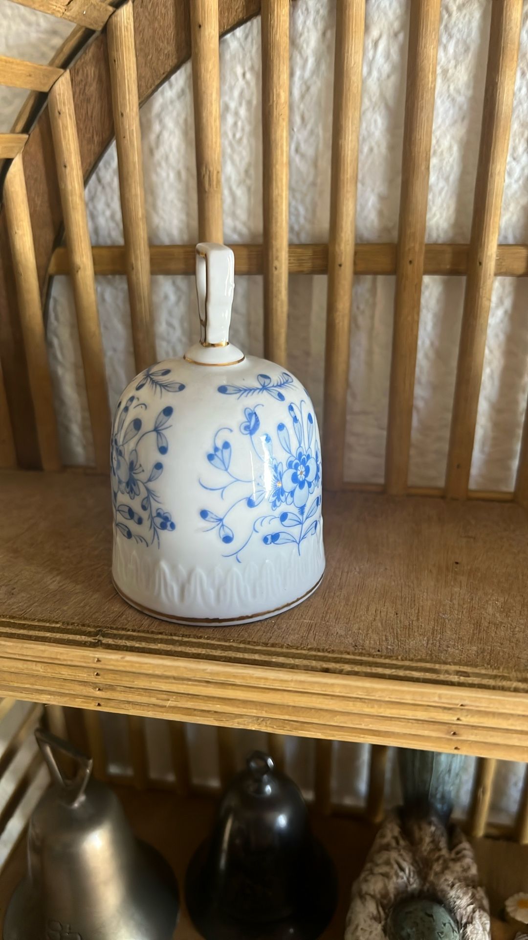 Iw Rice And Co. Antique Porcelain Bell